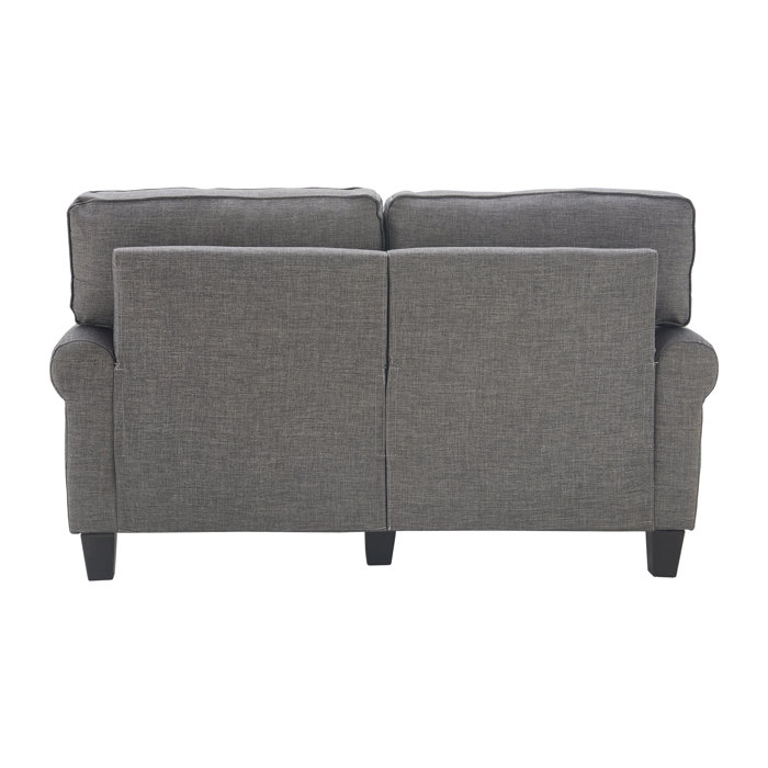 Serta at Home Serta Copenhagen Modern Sofa 61" Loveseat Couch with